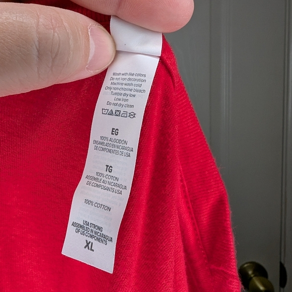 Inside Out Anger T-Shirt Red Men's XL 100% Cotton Bella+Canvas - Picture 4 of 4